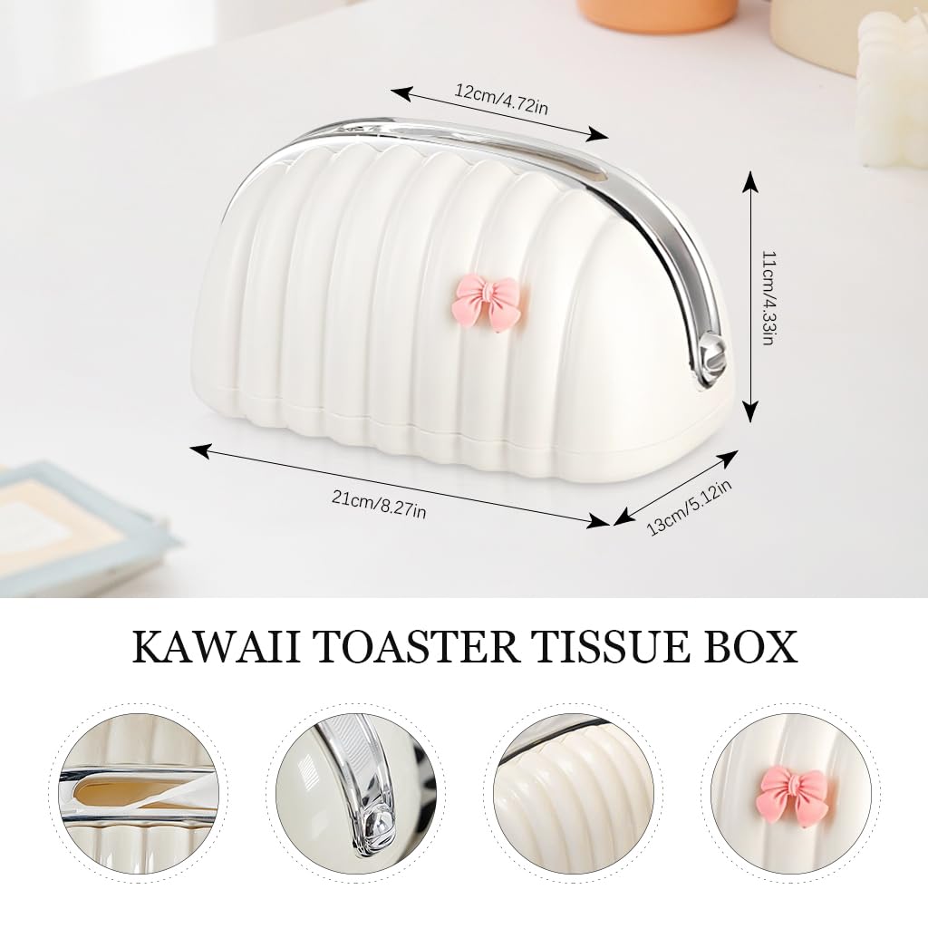 Elegant Shell Tissue Box – Luxury Decorative Tissue Holder for Home, Office & Car (Random Colours)