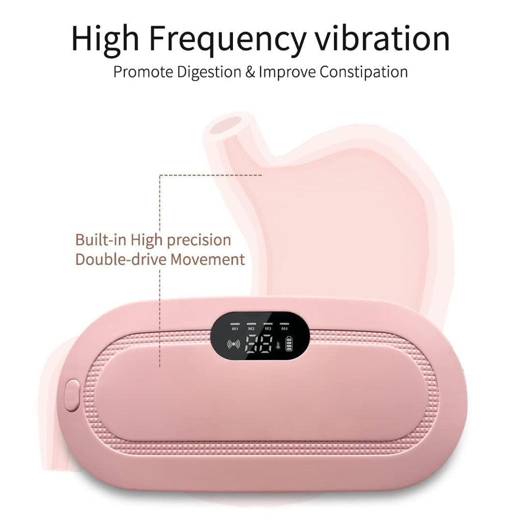 Portable Menstrual Heating Pad Waist Belt for Period Pain Relief | Rechargeable Warm Palace Heating Massager for Dysmenorrhea
