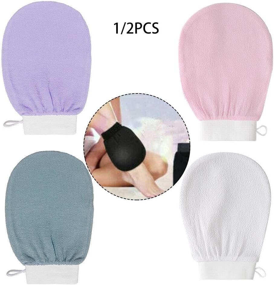 Exfoliating Body Gloves Pair – Deep Cleansing Shower Scrub Gloves for Smooth & Glowing Skin