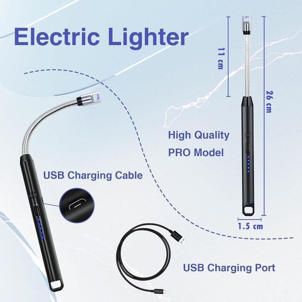 Rechargeable Arc Lighter USB | Windproof Electric Plasma Lighter