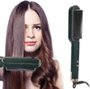 Professional 909 Brush Hair Straightener – Fast Heating Ceramic Hair Straightening Brush for Smooth & Shiny Hair