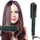 Professional 909 Brush Hair Straightener – Fast Heating Ceramic Hair Straightening Brush for Smooth & Shiny Hair