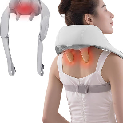Shoulder and Back Massager All-in-One – Deep Tissue Shiatsu Massager for Pain Relief, Relaxation & Stress Reduction