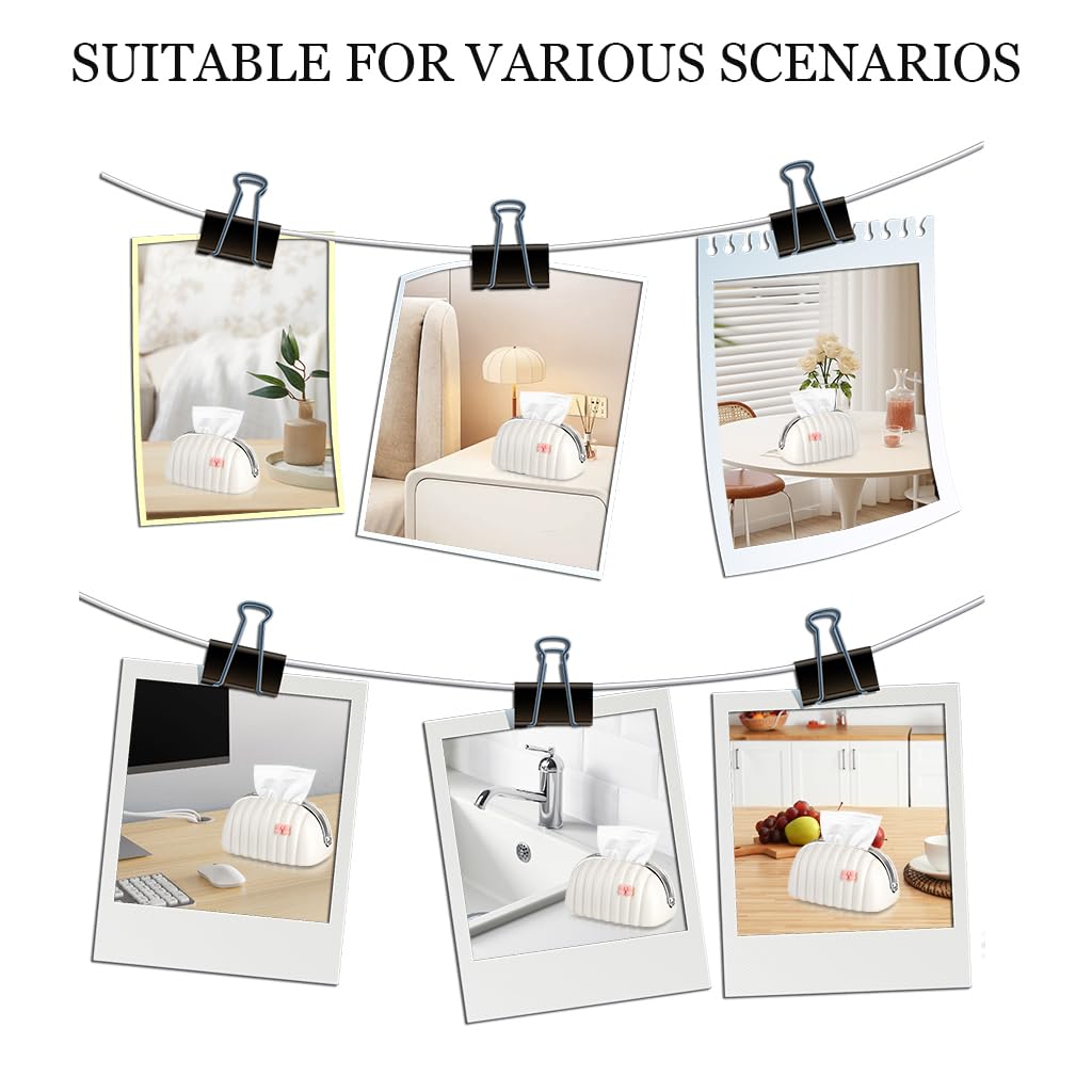 Elegant Shell Tissue Box – Luxury Decorative Tissue Holder for Home, Office & Car (Random Colours)