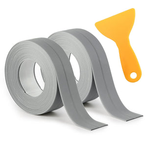 Bathroom & Kitchen Sink Sealing Tape Waterproof Self-Adhesive Leak Protection Strip for Sinks, Bathtubs & Countertops