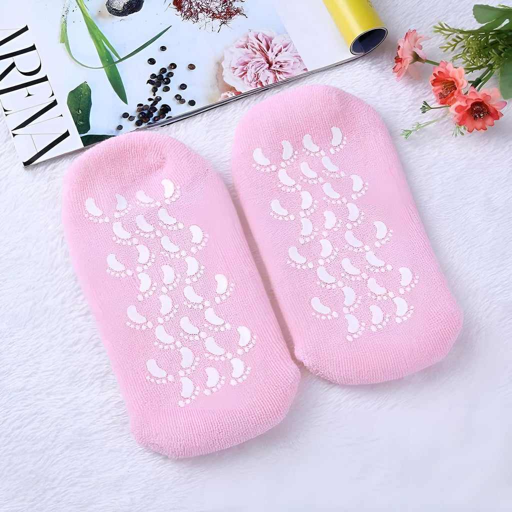 Moisturizing Spa Gel Socks Premium Quality – Hydrating Foot Care Socks with Box