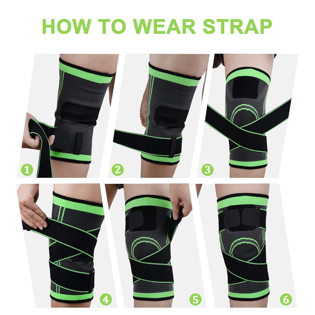Knee Support & Pain Relief Belt – Adjustable Compression Knee Brace for Joint Stability & Recovery