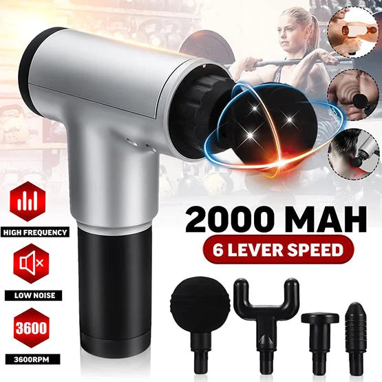 Deep Tissue Big Facial Gun Massager Premium Quality for Face, Neck & Muscle Relaxation