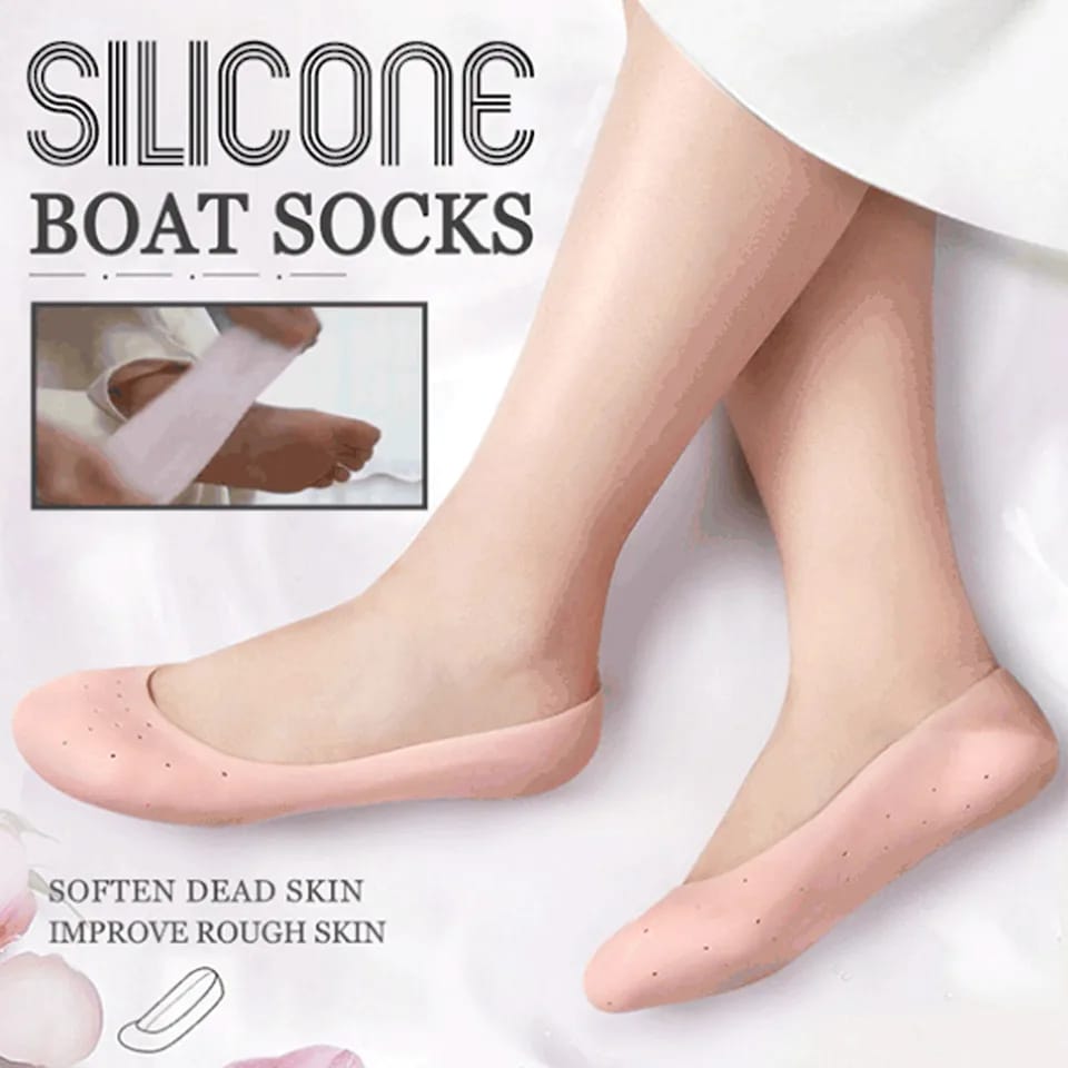 anti crack heel silicone full socks heavy quality