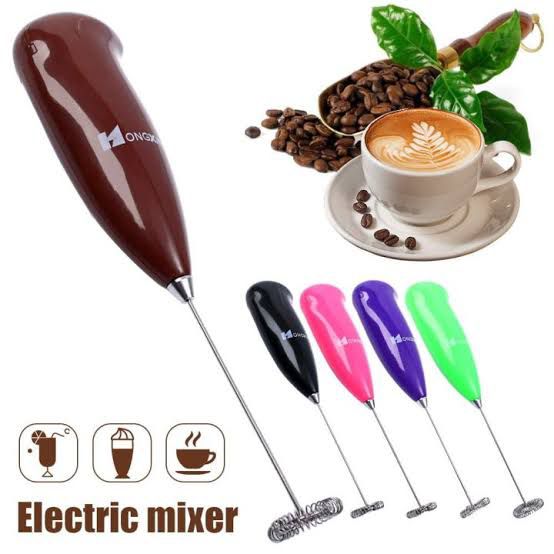 coffee beater cell operated milk frother