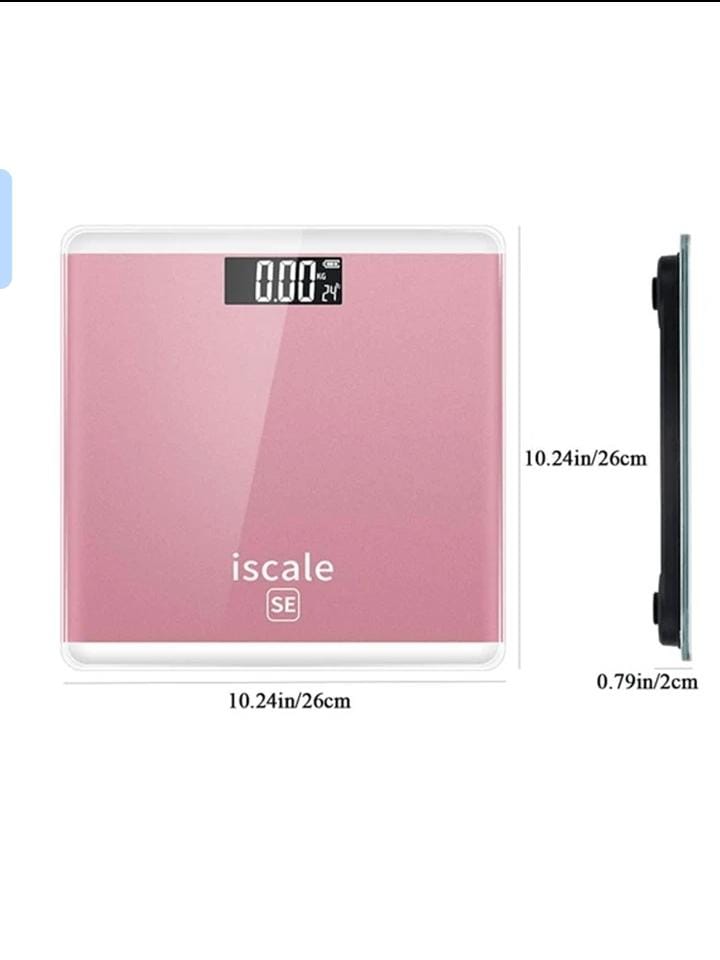 Iscale Digital Weight Scale – Premium Quality Bathroom Scale (Max 180kg)