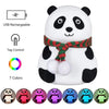 cute panda night light silicone nursery lamp
