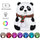 cute panda night light silicone nursery lamp