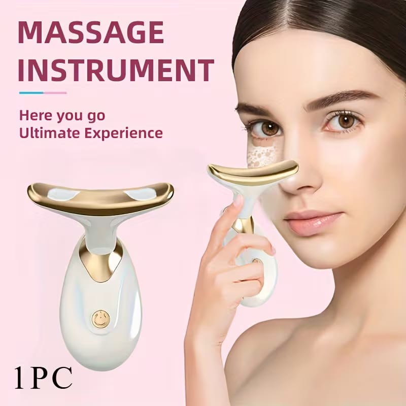 Digital Face & Neck Massager – Electric Facial Massage Device for Skin Tightening, Anti-Aging, Wrinkle Reduction & Deep Relaxation
