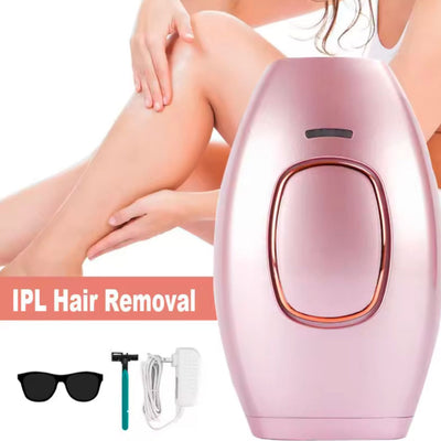 IPL Permanent Laser Hair Removal Handheld Device Kit for Women & Men | At-Home Painless Hair Reduction System