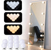 Vanity Mirror Light Pack of 10 LED Bulbs – 3 Color Modes Adjustable Hollywood Makeup Mirror Lights