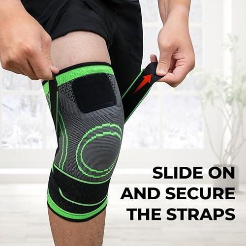 Knee Support & Pain Relief Belt – Adjustable Compression Knee Brace for Joint Stability & Recovery