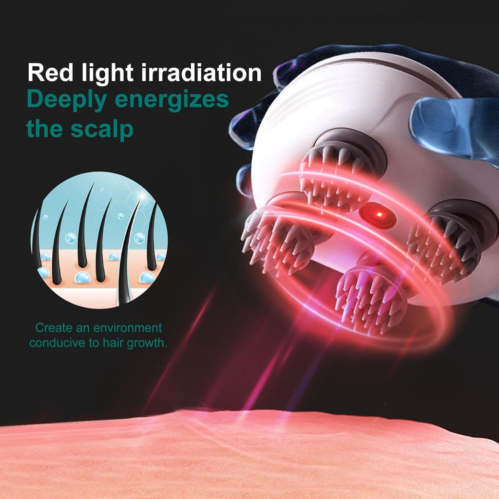 Smart Scalp Massager – Electric Head Massager for Hair Growth, Stress Relief & Deep Scalp Relaxation