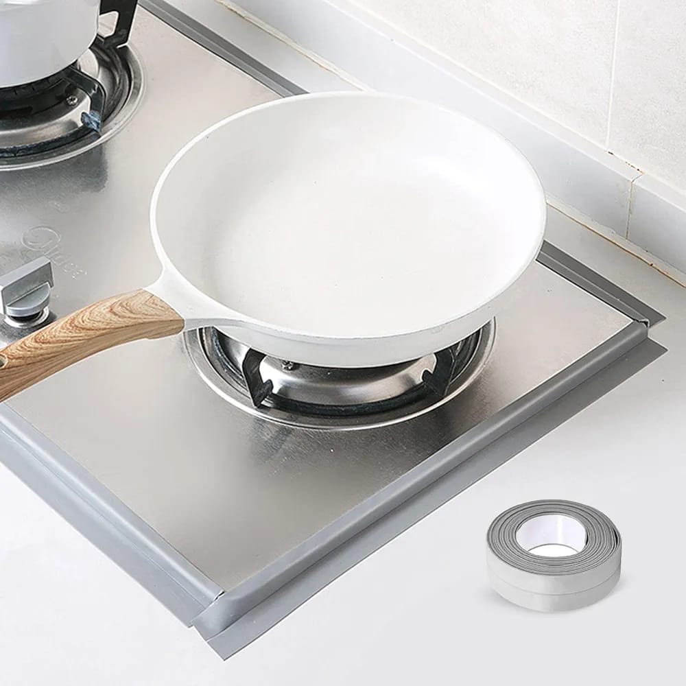 Bathroom & Kitchen Sink Sealing Tape Waterproof Self-Adhesive Leak Protection Strip for Sinks, Bathtubs & Countertops