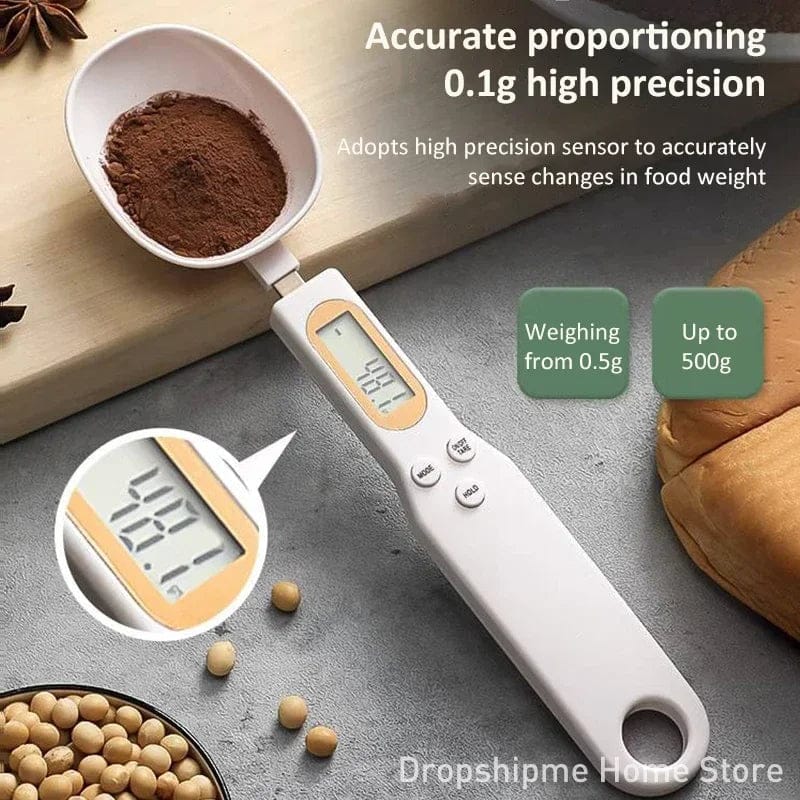 Digital Measuring Spoon Scale with LCD Display for Kitchen, Baking, Coffee & Nutrition Measurement